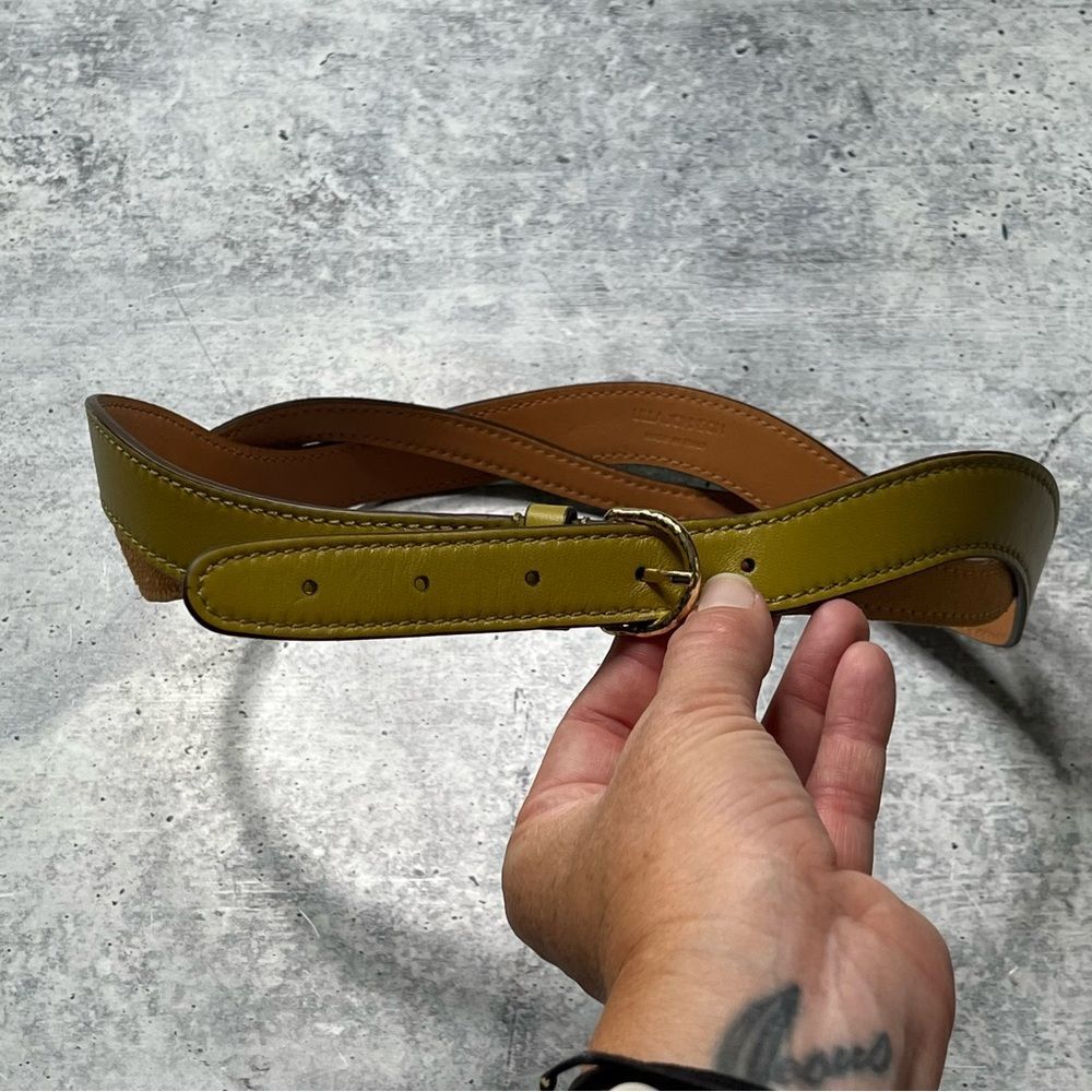 Ulla Johnson Wave Belt Olive Colorway